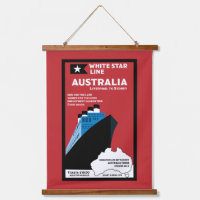 Art Vintage de l'immigration australienne