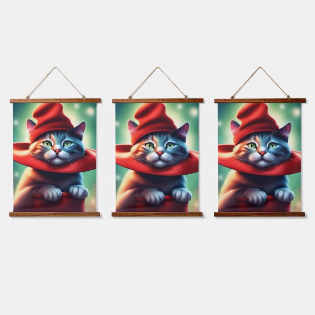 Tapisserie Suspendue assistant cat (Tripler)
