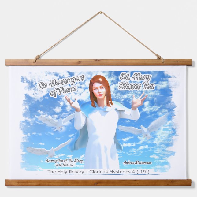 Tapisserie Suspendue Assomption de Sainte Marie au Ciel 2 (Devant)