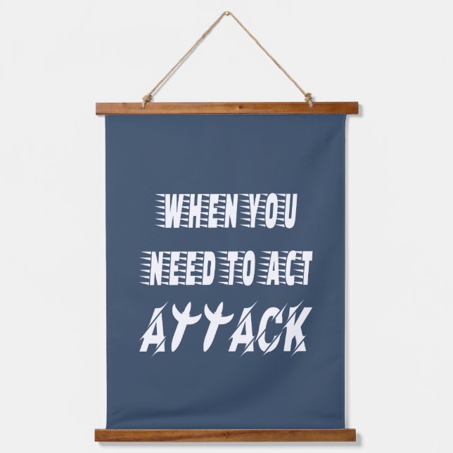 Tapisserie Suspendue Attaque (Recto)