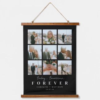 Tapisserie Suspendue Aujourd'hui demain Forever Mariage Photo Tapisseri