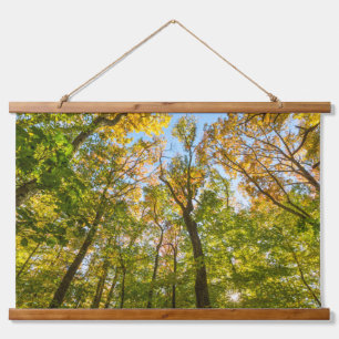 Tapisserie Suspendue Automne dans une forêt à Amesbury, Massachusetts