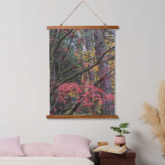 Tapisserie Suspendue Autumn Leaf Color Botanical (Chambre à coucher)