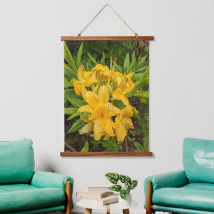 Tapisserie Suspendue Azalée jaune fleurit Floral