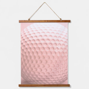 Tapisserie Suspendue Balle de golf rose sport