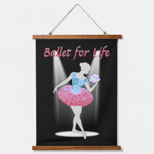 Tapisserie Suspendue Ballet pour la vie Ballerine