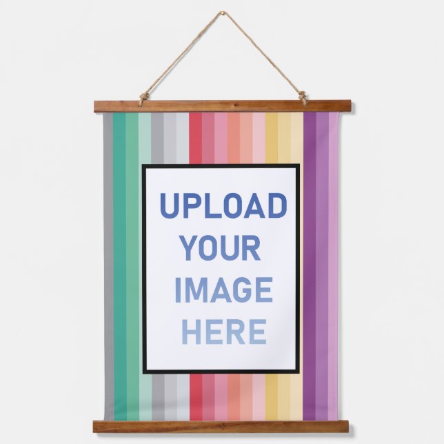 Tapisserie Suspendue Bandes colorées (Recto)