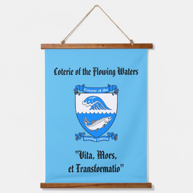Tapisserie Suspendue Bannière Waters Lodge (Recto)