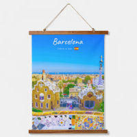 Barcelone, Espagne - Parc Guell Mosaïque Gaudi