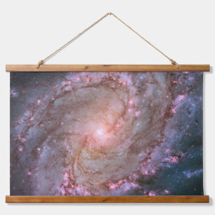 Tapisserie Suspendue Barred Spiral Galaxy Messier 83.