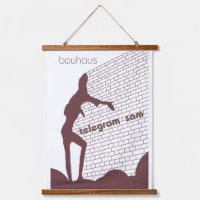 Bauhaus Telegram Sam Poster Art