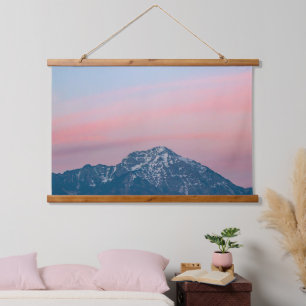 Tapisserie Suspendue Beau coucher de soleil au-dessus de la montagne St