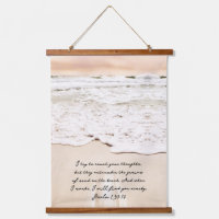 Beaux Grains de sable Plage Vagues Psaume Bible