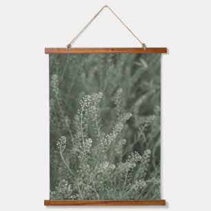 Tapisserie Suspendue Belle Sage Vert Sauvage Nature Botanique Scroll