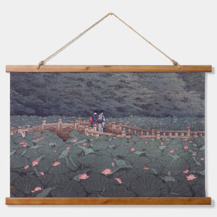 Tapisserie Suspendue Benten Lotus Étang, Hasui Kawase