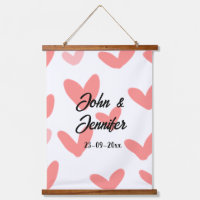blanc simple style de texte mariage rouge coeur