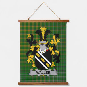 Tapisserie Suspendue Blason de famille de manteau irlandais Waller