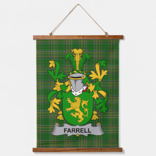 Tapisserie Suspendue Blason de famille Farrell ou O_Ferrell irlandais C