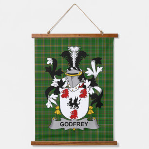 Tapisserie Suspendue Blason de famille Godfrey (de Bushfield) C