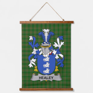 Tapisserie Suspendue Blason de Healey ou O_Healey irlandais Armoiries d