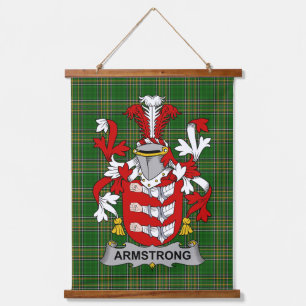 Tapisserie Suspendue Blason de la famille Armstrong irlandaise