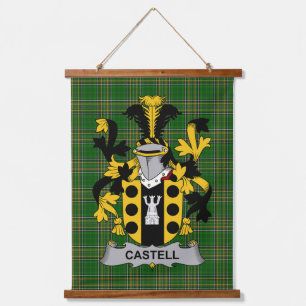 Tapisserie Suspendue Blason de la famille Castell irlandais
