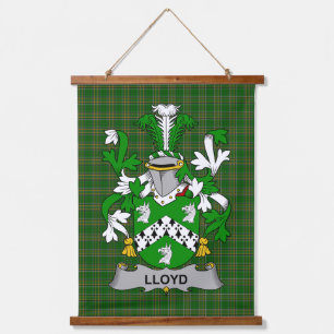 Tapisserie Suspendue Blason de la famille Irish Lloyd Crest