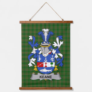 Tapisserie Suspendue Blason de la famille Keane ou O'Cahan Crest de la