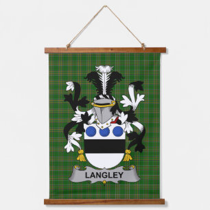 Tapisserie Suspendue Blason de la famille Langley d'Irlande