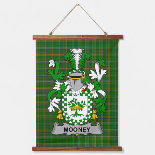 Tapisserie Suspendue Blason de la famille Mooney ou O_Mooney d'Irlande