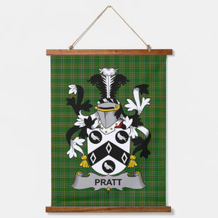Tapisserie Suspendue Blason de la famille Pratt irlandaise
