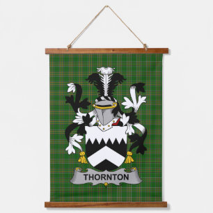 Tapisserie Suspendue Blason de la famille Thornton irlandais