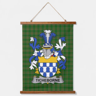 Tapisserie Suspendue Blason de la famille Ticheborne irlandaise