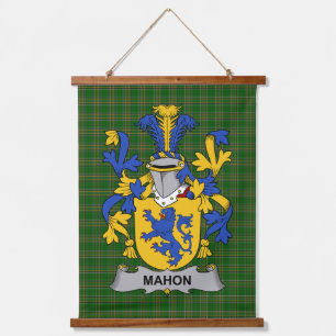 Tapisserie Suspendue Blason de Mahon ou O_Mahon Famille Écossaise ou Ir
