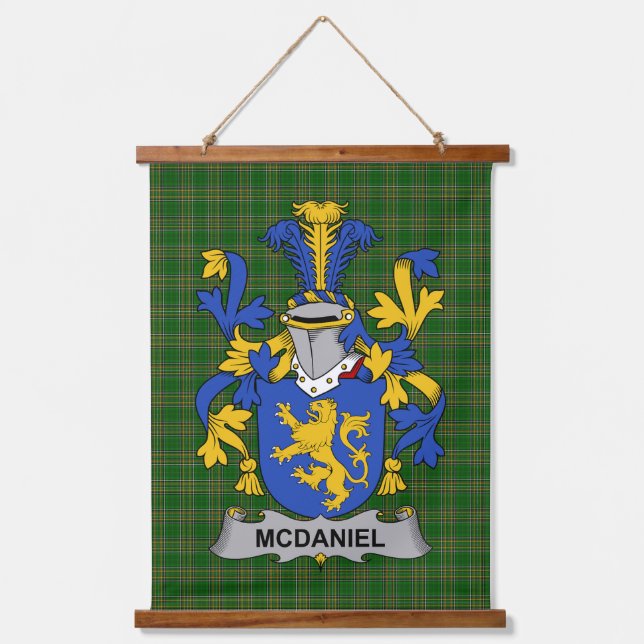 Tapisserie Suspendue Blason irlandais McDaniel ou Daniel ou Armoiries d (Recto)