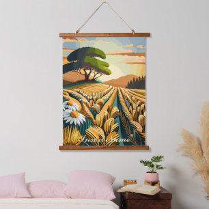 Tapisserie Suspendue Blé à la broche