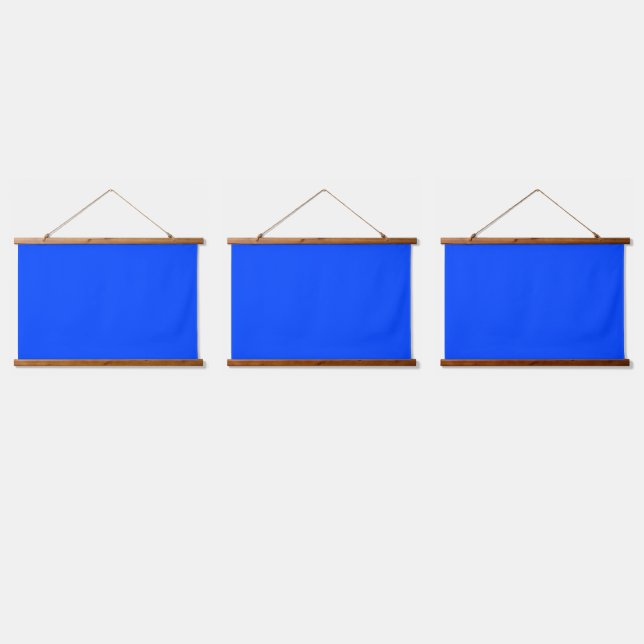 Tapisserie Suspendue Bleu (RYB) (couleur solide) (Tripler)