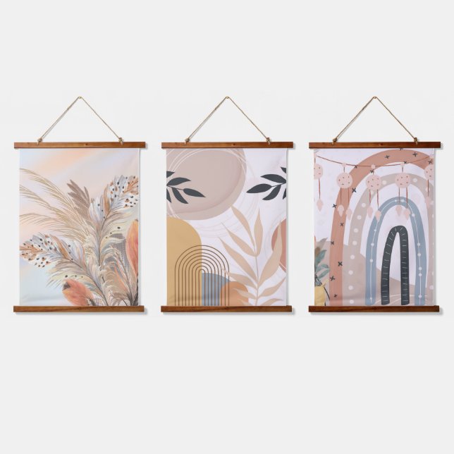 Tapisserie Suspendue Boho Wall Art (Tripler)