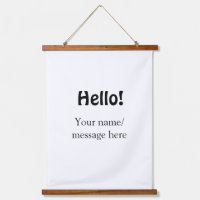 Bonjour ajouter un message de nom simple minimum é