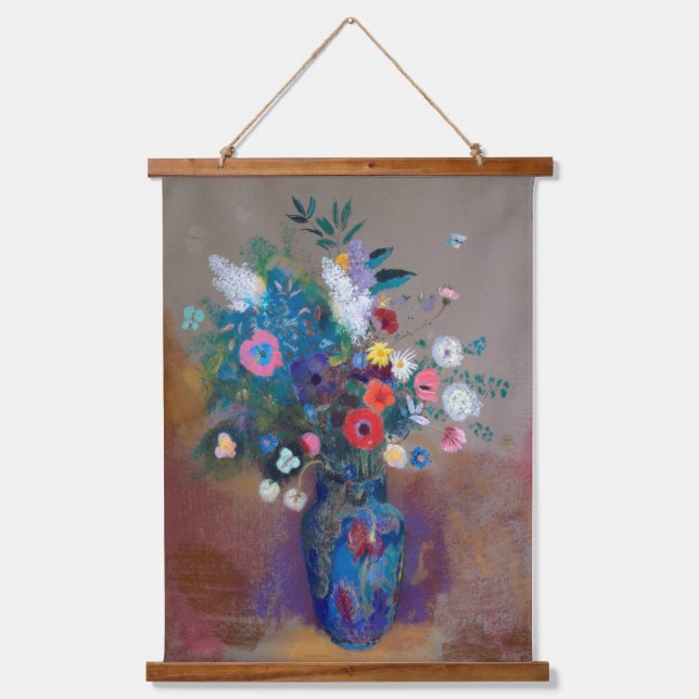 Tapisserie Suspendue Bouquet de fleurs, Redon (Recto)