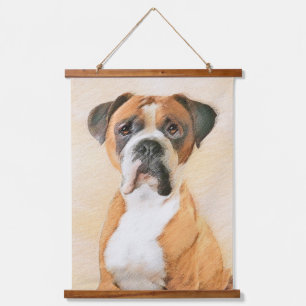 Tapisserie Suspendue Boxer Dog Peinture Non Décroché Art animal origina