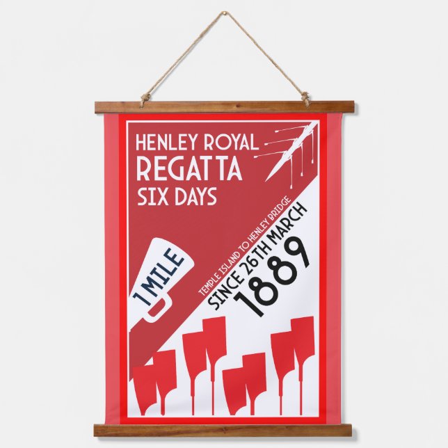 Tapisserie Suspendue British River Thames Regatta (Recto)
