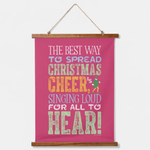 Tapisserie Suspendue Buddy l'Elfe   Citation de Noël