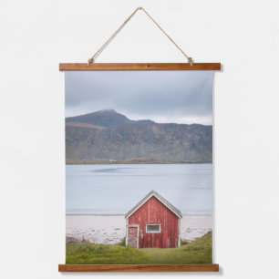 Tapisserie Suspendue Cabine rouge Ramberg Lofoten
