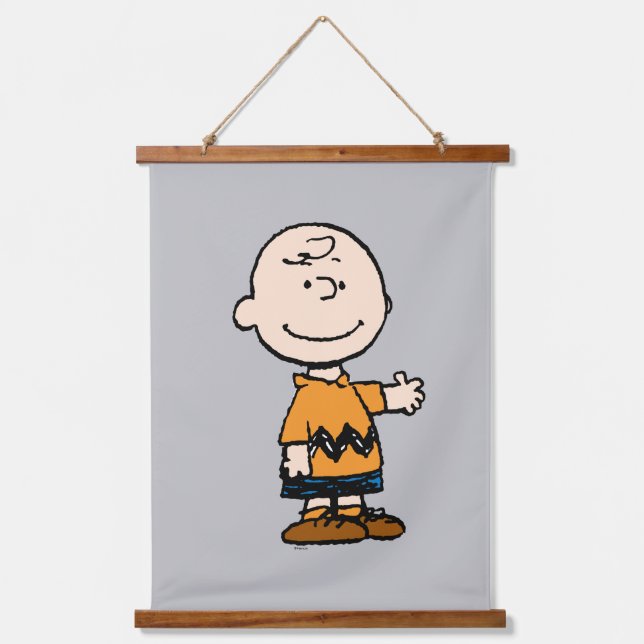 Tapisserie Suspendue cacahuètes | Charlie Brown (Recto)