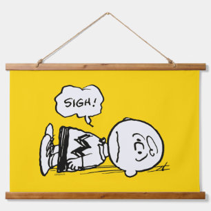 Tapisserie Suspendue cacahuètes   Charlie Brown est en panne