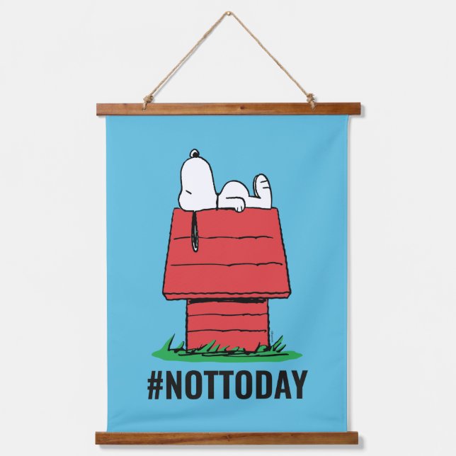Tapisserie Suspendue cacahuètes | Snoopy Napping (Recto)