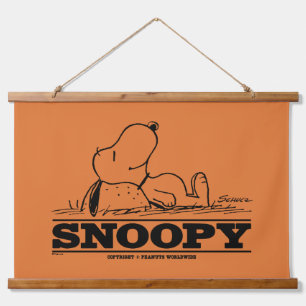 Tapisserie Suspendue cacahuètes   Snoopy Reest Break