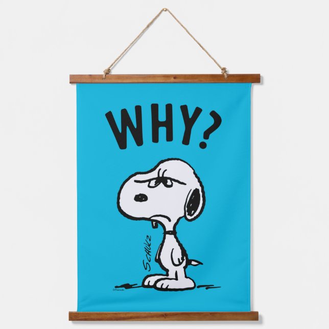 Tapisserie Suspendue cacahuètes | Snoopy Se Demande Pourquoi ? (Recto)