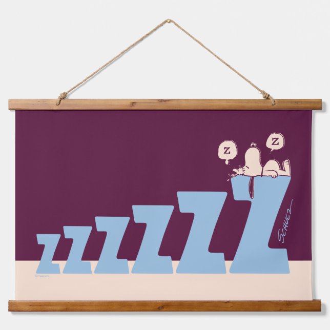 Tapisserie Suspendue cacahuètes | Snoopy & Woodstock Nap (Devant)